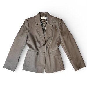 Tahari Arthur S. Levine Light Brown Blazer Jacket Women's Size 10